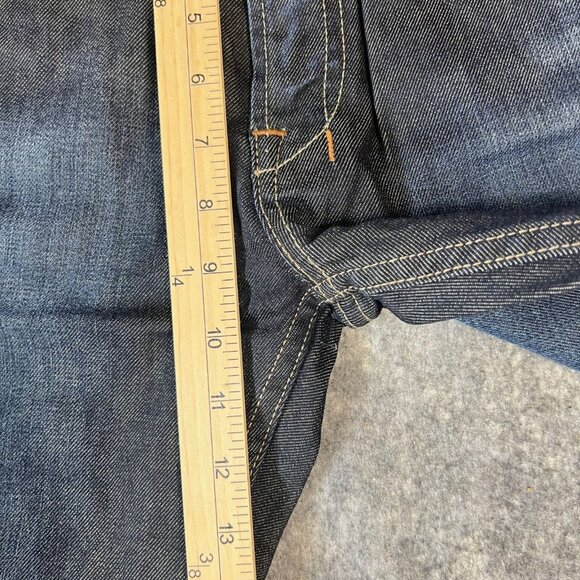 Buffalo David Bitton Travis-X Relaxed Fit Jeans Mens 32x34 Dark Wash Straight De - Picture 9 of 16